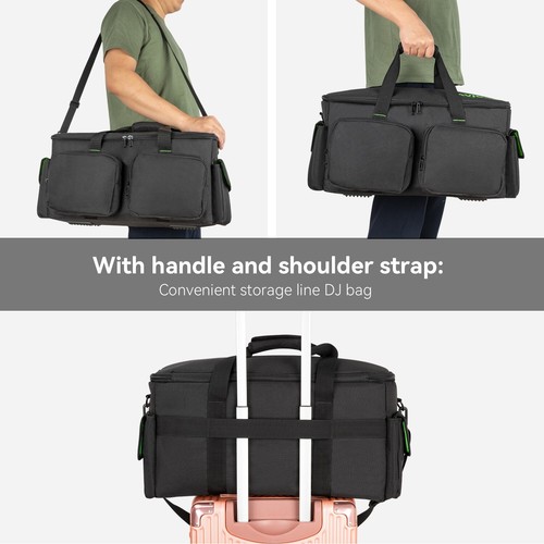Saviour DJ Cable File Bag, Detachable Padded Bottom and Dividers, Travel Gig - Picture 7 of 7