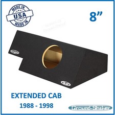 89-1998 Chevy Silverado Extended Cab Sub Box 8" Single Subwoofer Box Enclosure