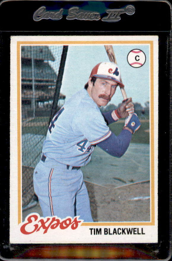 1978 Topps #449 Tim Blackwell Montreal Expos - Nice Card