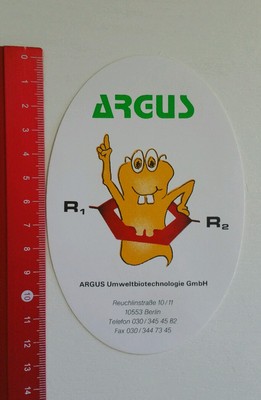 Aufkleber/Sticker: ARGUS Umweltbiotechnologie (06071687)