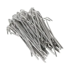 Aluminum Tie Wire for Chain Link Fence, 6 1/2" Long 9 Gauge (Bag of 100)