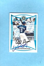 2005 Bowman Cliff Pennington RC Rookie Auto On Card Signed Autographed