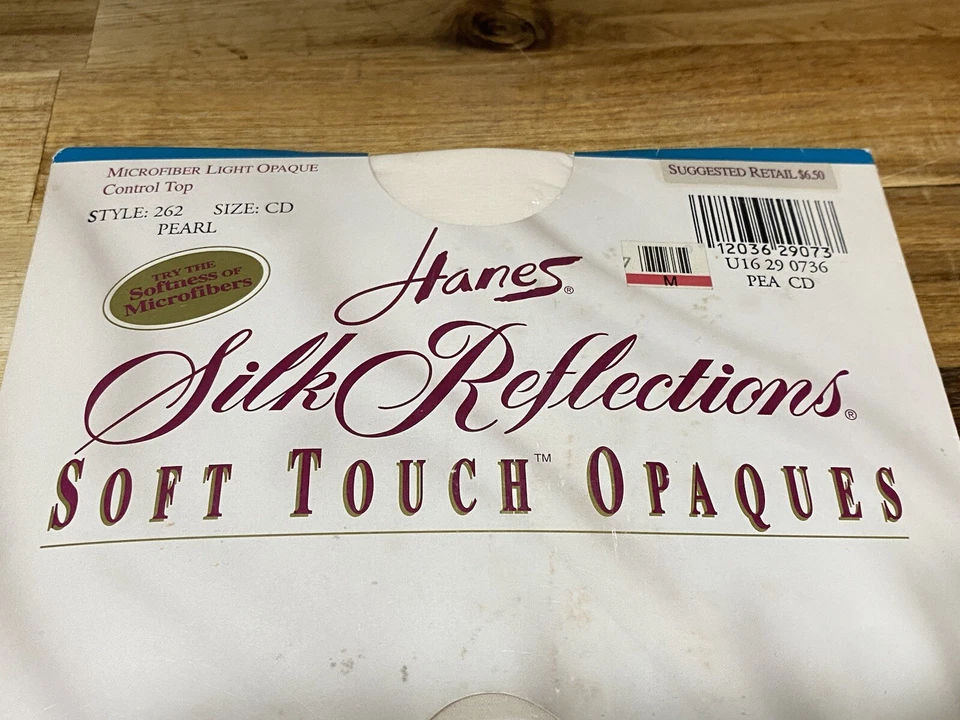 ✅De colección ✅Pantimedias Hanes Silk Reflections ✅Estilo 262 ✅Talla CD ✅Perla ✅Top de control Foto 3 de 4