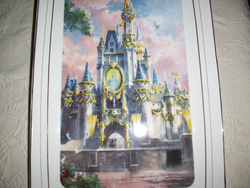 Walt Disney World Aschenputtel Schloss Platte "A Celebration of Character" - Bild 2 von 6