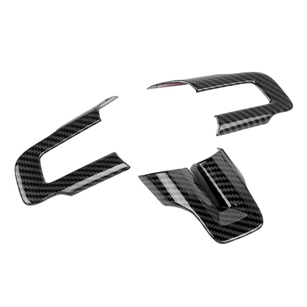 3 Pieces Steering Wheel Button Frame Cover Trim Accessories Easy to Install
