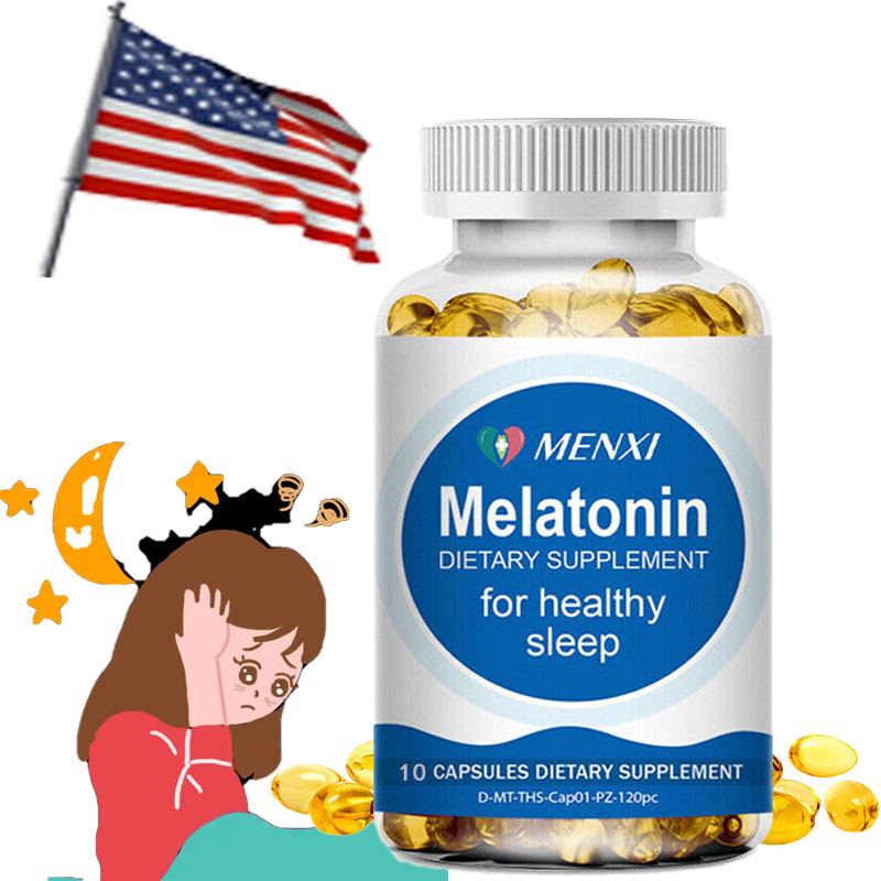 Melatonin 60 capsules overcome sleep disorders and improve sleep quality.