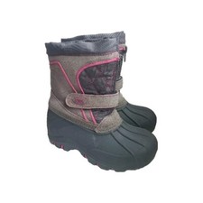 Girls Totes Boots Size 10 Toddler Snow Winter Shoes Gray