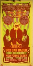 Box Car Racer Good Charlotte Silk Screen Poster Blink-182 Blink182 Blink 182
