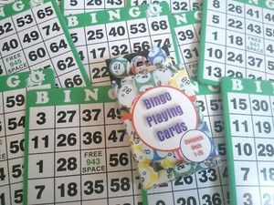 deck of bingo calling cards
