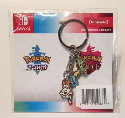 Official Pokemon Sword and Shield Collectible Keychain for sale