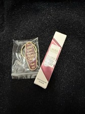 Laura Geller Jelly Balm Hydrating Lip Color very black Cherry with keychain