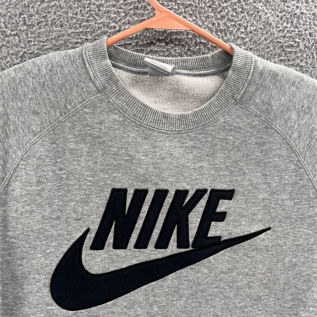 00's old y2k Nike ナイキ LOGO S/S Tシャツ グレーS Vintage Nike Y2K T Shirt Long Sleeve Men's Large Gray 2000s