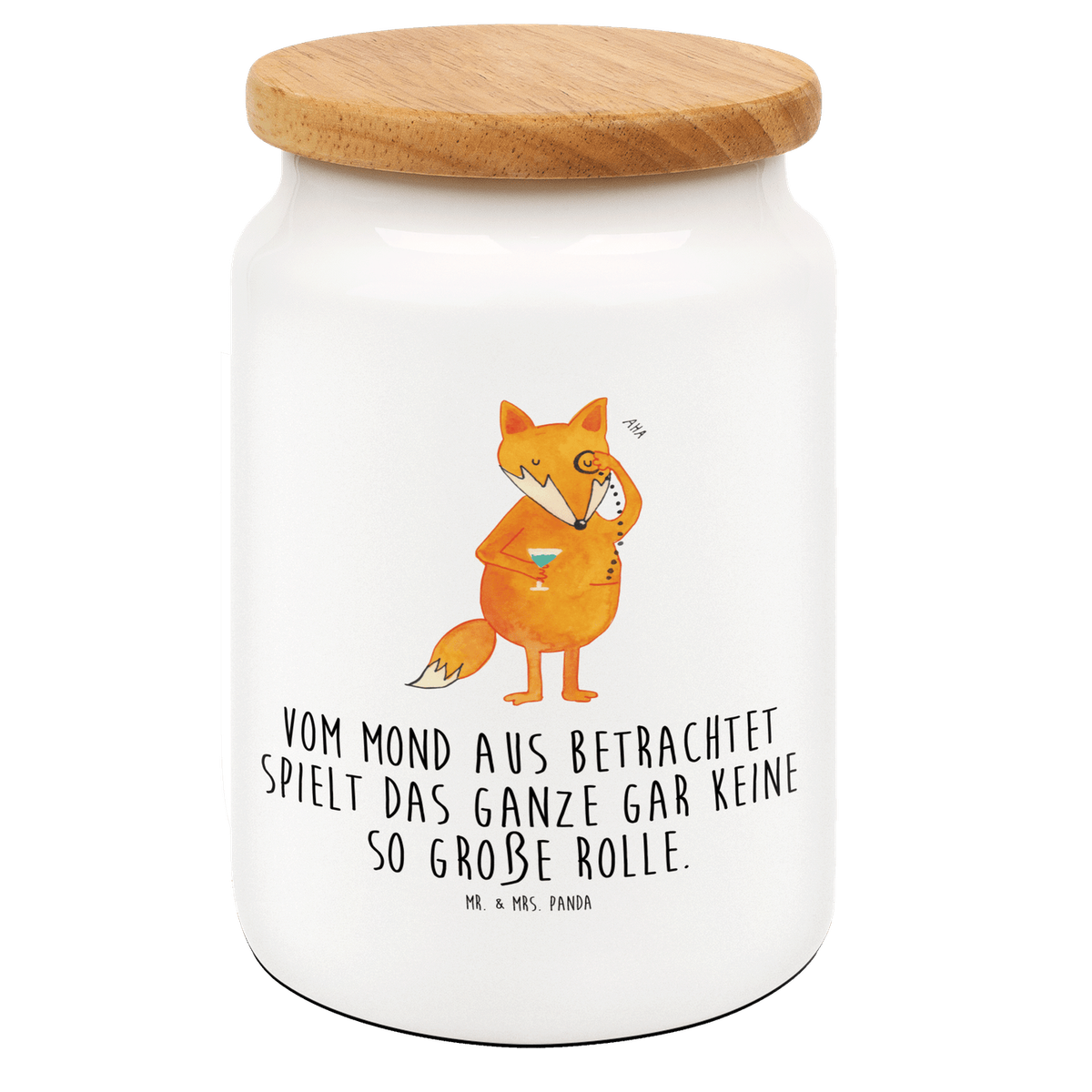 Mr. & Mrs. Panda WC Sitz Fuchs Lord – Motiv-Klobrille Aus Holz, 43x37 Cm, Mit Tröstendem Spruch, Perfekt Als Geschenk