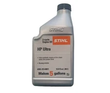 STIHL HP ULTRA 50:1 2-Cycle Engine Oil Mix, 12.8 Oz Mixes 5 Gallon FREE SHIPPING