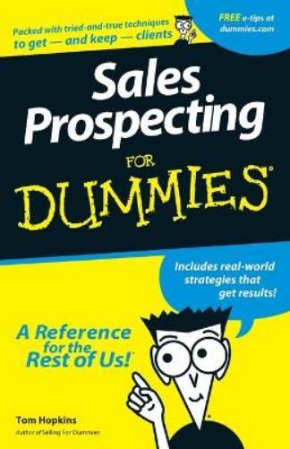Thumbnail - Tom Hopkins Sales Prospecting For Dummies (taschenbuch)