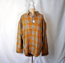 Burberry London Mens Shirt Size XXL Long Sleeve Plad Button Down