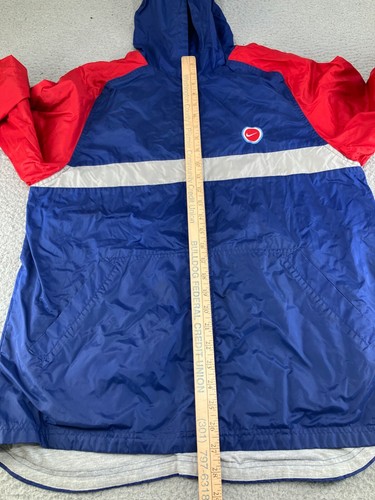 Vintage Nike Jacket Boys XL Blue 90s Track Windbreaker Jordan Swoosh Logo Youth - Picture 9 of 24