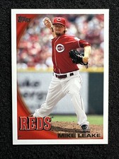 MIKE LEAKE #US-317 2010 Topps Update Series Rookie Debut QTY Cincinnati Reds