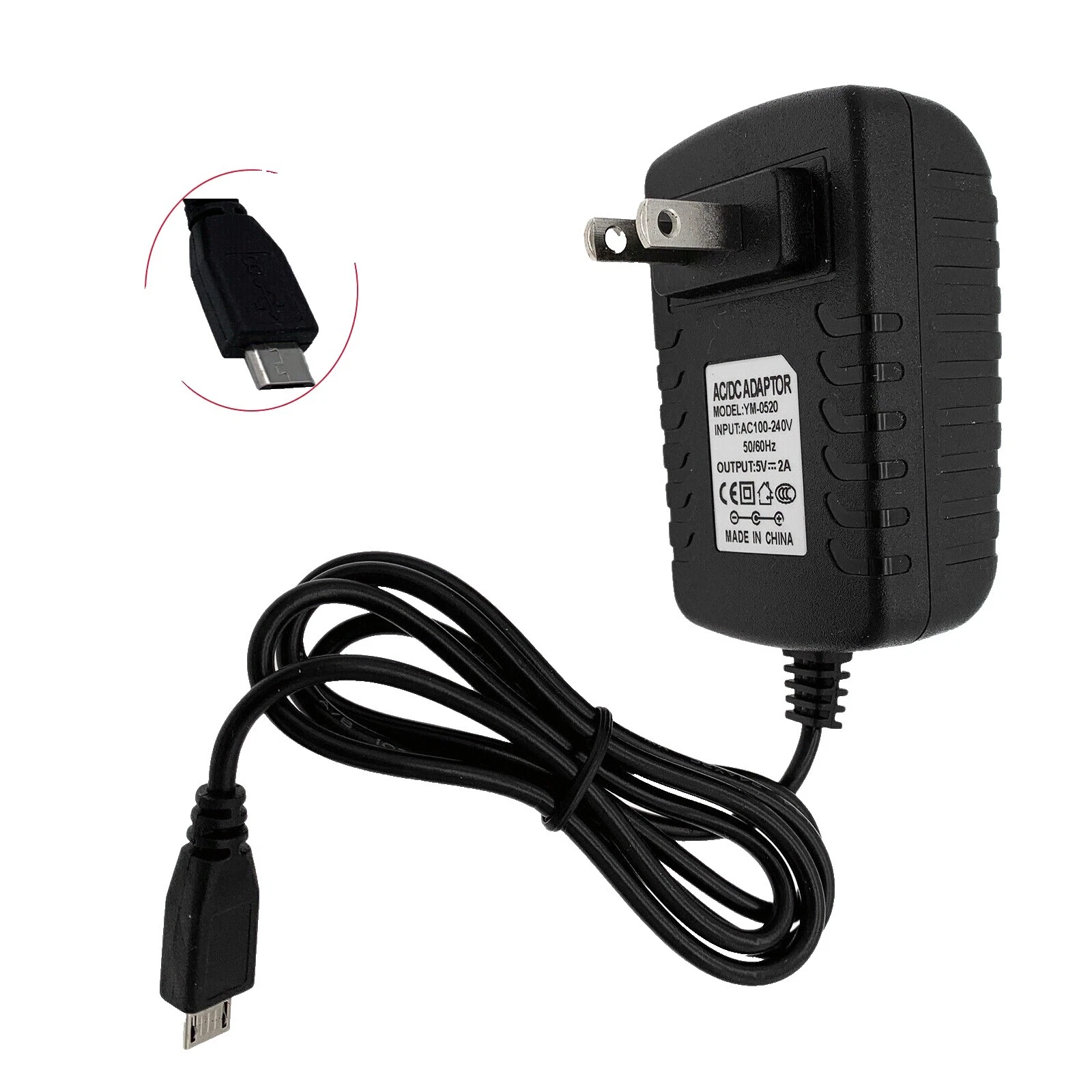 Tablet & eReader Wall Chargers Cables for Amazon Samsung Galaxy Tab