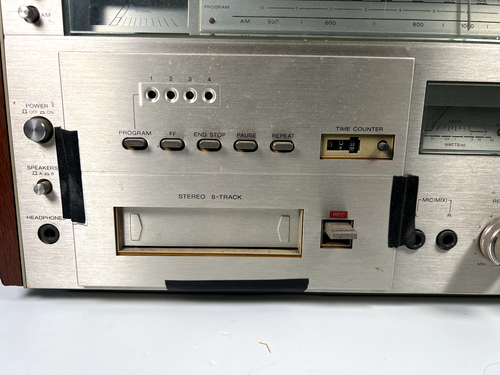 Vintage Sony HST-48 Receiver 8-Track Player Made in Japan - Afbeelding 2 van 11