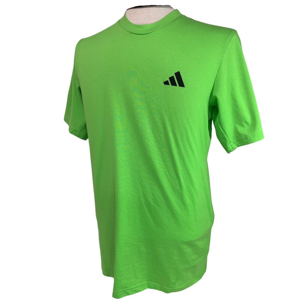Small Adidas Mens New Tshirt Lucid Lime Green Short Sleeve