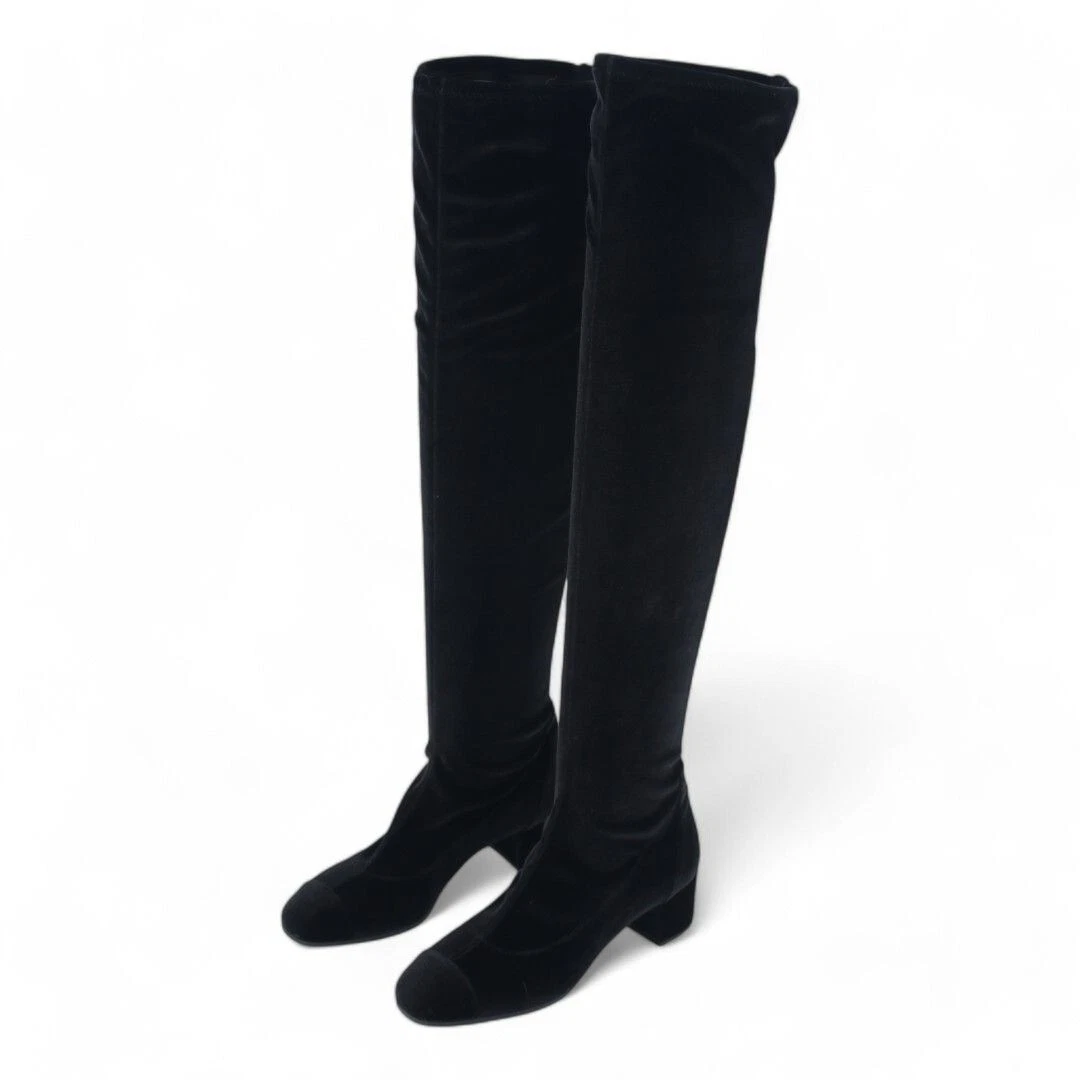 Women’s Giuseppe zanotti boots black suede over the knee size 37.5 Giuseppe Zanotti Over the Knee M Boots for Women for sale | eBay main image 3