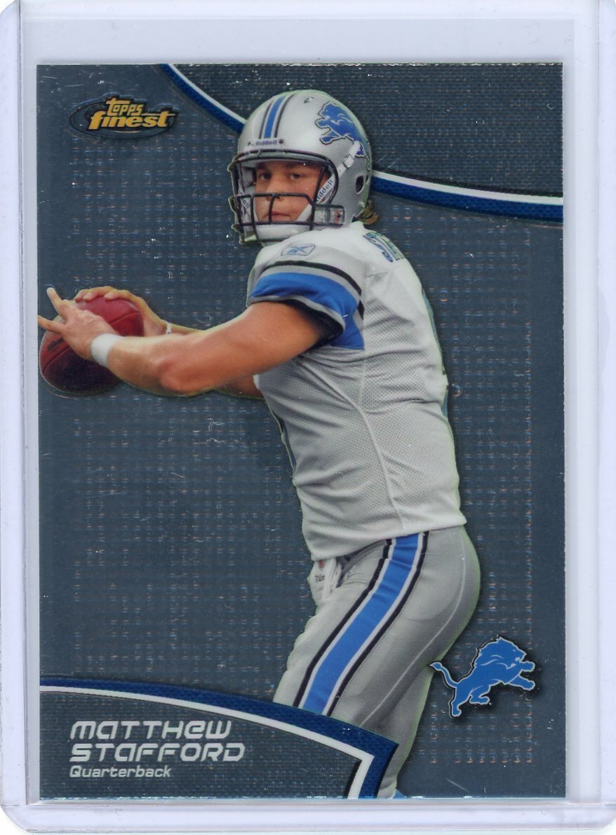 2011 TOPPS FINEST MATTHEW STAFFORD #89 LIONS GEORGIA BULLDOGS RAMS