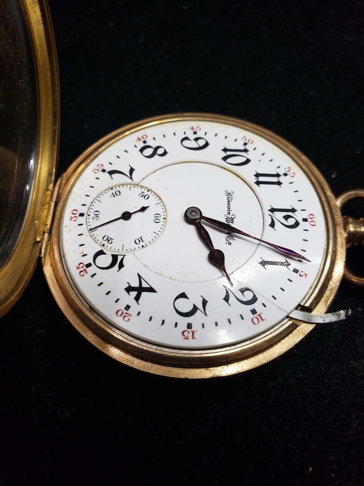 1907 ILLINOIS A. LINCOLN POCKET WATCH 21 JEWEL RAILROAD POCKET WATCH eBay