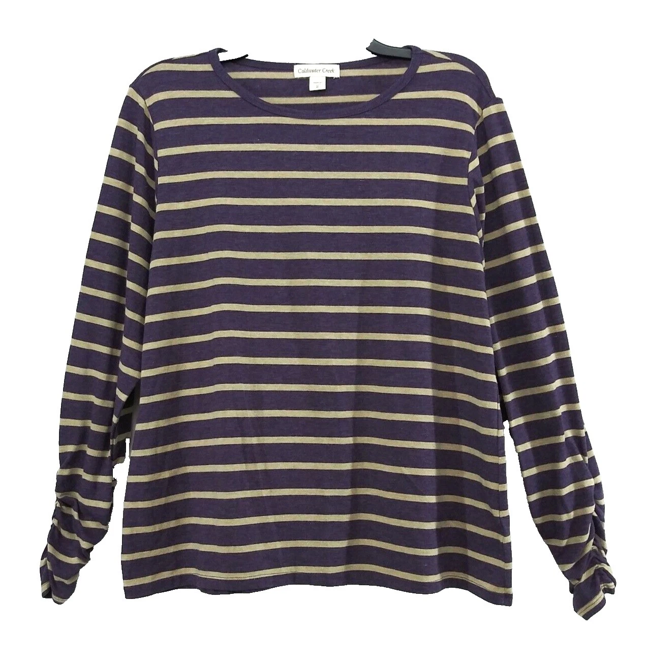 Algodón mujer Coldwater Creek Top de rayas de negocios para De mujer