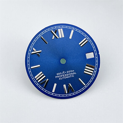 Cadran De Montre Squelette 28.5 Mm - Compatible Mouvement NH70 - Diamètre Intérieur 24.5 Mm, Extérieur 28.5 Mm
