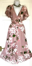 JOLIE MOI FLORAL PRINT MIDI OCCASION PARTY DRESS SIZE 20 new with tags