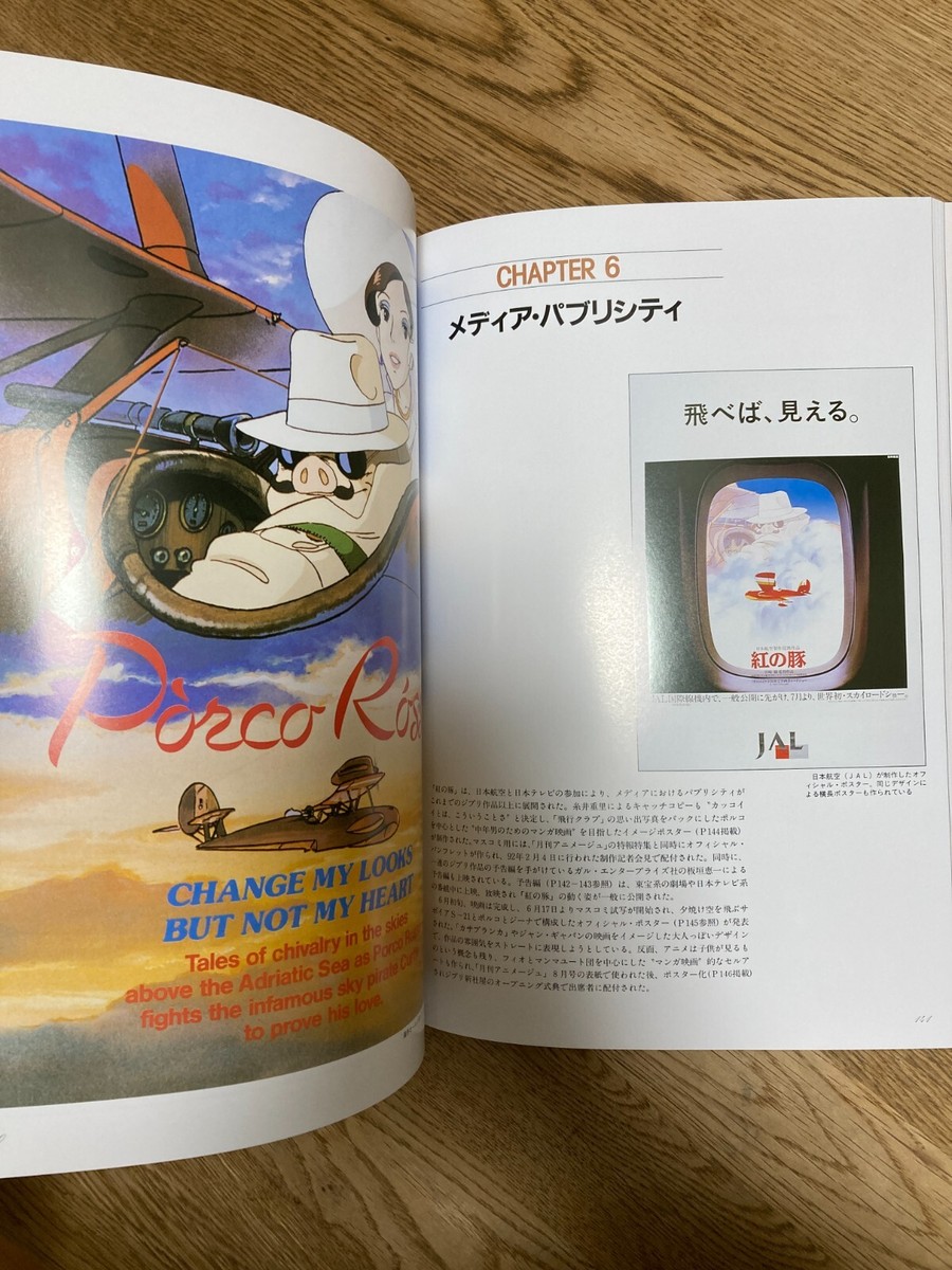 THE ART OF PORCO ROSSO Studio Ghibli Illustration Book Japan