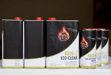 3 KITS!! High Teck 8030 High Gloss 4:1 Automotive Clear coat Gallon w/Hardeners!
