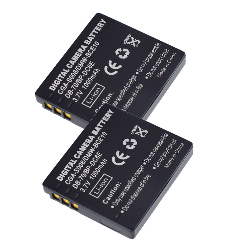 Caricabatterie Per Panasonic VW-VBJ10 / DMW-BCE10 – CGA-S008 – Li-Ion Per Videocamere Lumix