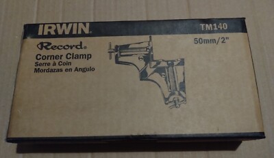 Record/Irwin, Eckklemme (50 mm/2 Zoll), massiver Stahl, präzisionsgefertigt. 3 verfügbar