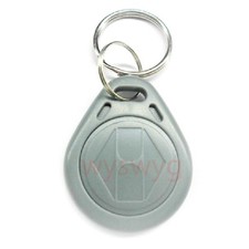 10pcs 125KHz RFID Proximity Gray grey Tag Token Keyfob a Part of Access control