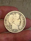 1912 P BARBER SILVER QUARTER--RESPECTABLE VG WITH FULL RIMS
