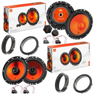 Kit 6 Haut-Parleurs JBL 6,5" 2 Voies Avant Arrière 4 Ω Stage1 62CF 62F - Photo 1/4