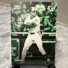 Topps Black & White 2025 Cam Smith RC Green 81/99 #048 Houston Astros