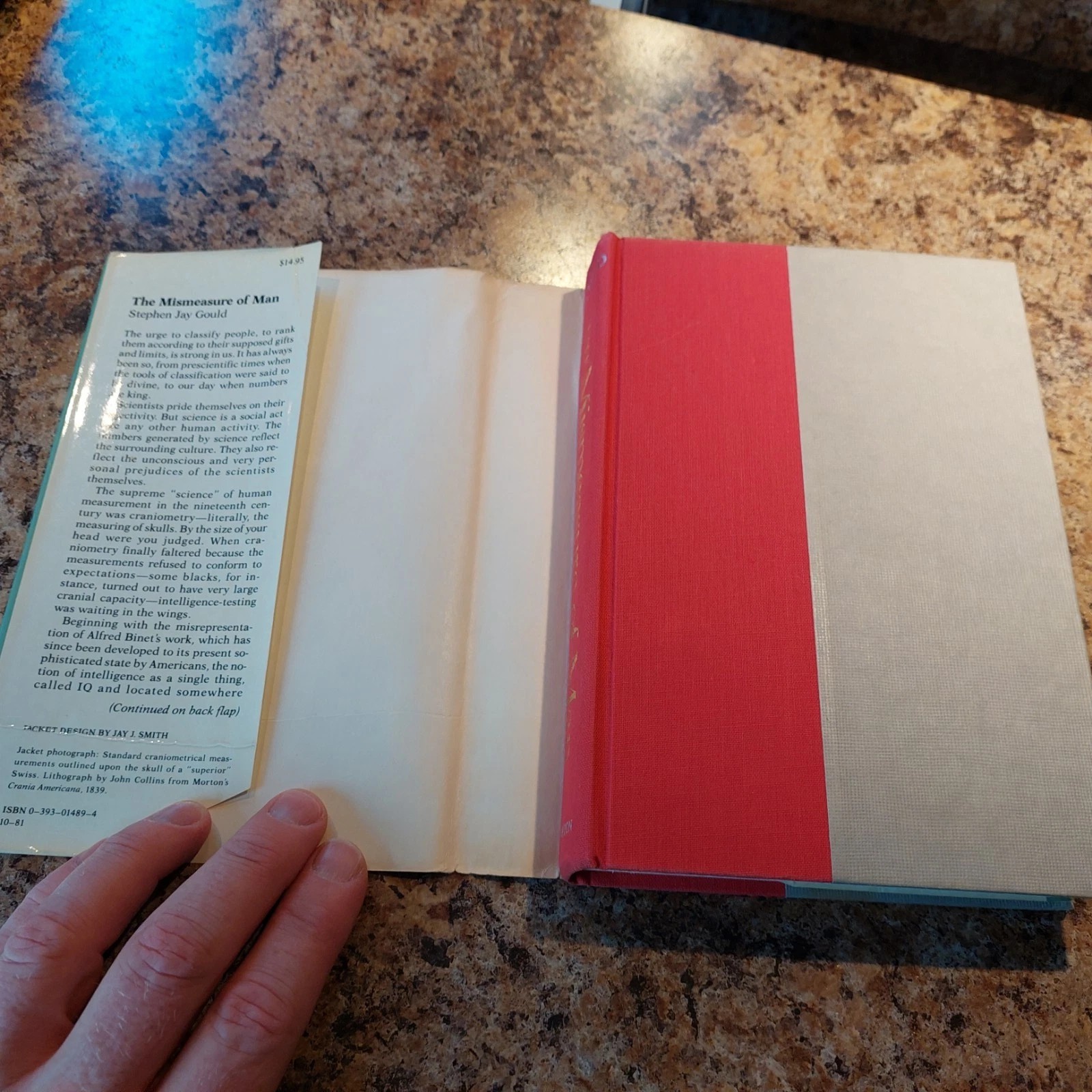 The Mismeasure of Man by Stephen Jay Gould 1981 1st Ed. W. W. Norton & Co. HCDJ