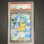 Pokemon TCG Blastoise ex 184/165 SV151 Full Art Holo EN PSA 9 2023