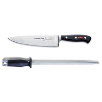 Fr. Dick Premier Plus Set Kochmesser 21 Cm & Wetzstahl 25 Cm Runder Standardzug