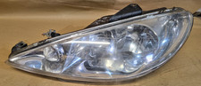 1998-2007 Peugeot 206 Passenger Side Front Left Headlight 9630869780 1998-2007 Peugeot 206 Passenger Side Front Left Headlight 9630869780