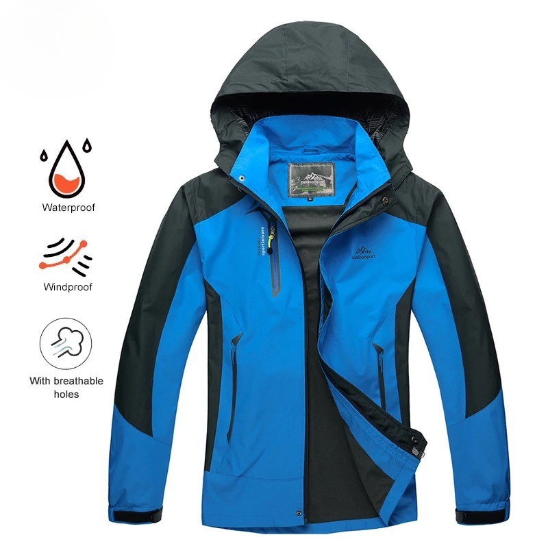 Camping Hiking Jacket Men Autumn Outdoor Sports Coats Climbing Windbreaker
