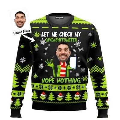 Ugly Grinch Let Me Check My Note Oops Nothing Funny Gift Men Women Personaliz Sw