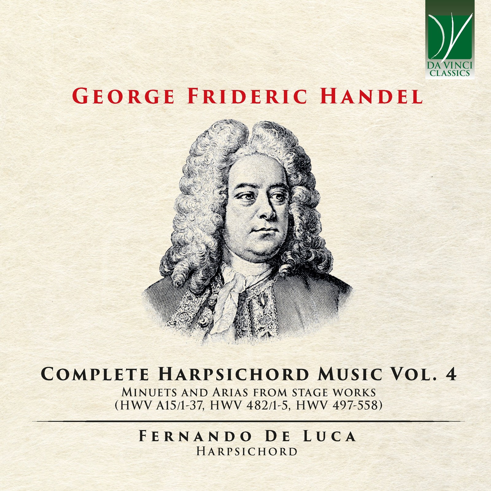 Fernando De Luca - George Frideric Handel: Complete Harpsichord Music Vol. 4