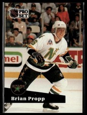 1991-92 Pro Set French #113 Brian Propp Minnesota North Stars