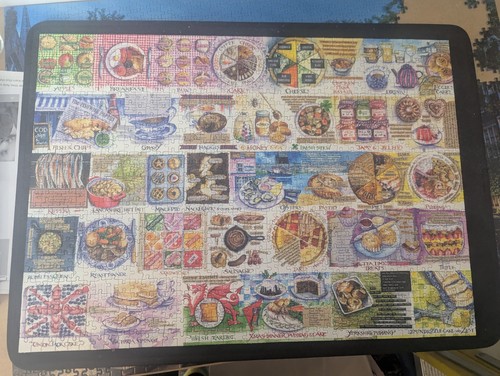 Gibsons 1000 Piece Jigsaw Pork Pies and Puddings Excellent Condition - Picture 6 of 8