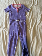 The Beaufort Bonnet Company 2 Piece Pajama Set Girls 3T Heart