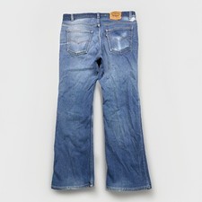 VTG Levis 517 Jeans Mens 36x29 Tag 38x30 Blue Perfect Fade 80s Made In USA Boot